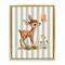 Stupell Industries Baby Deer with Butterfly Floating Frame, design by LSR Design Studio